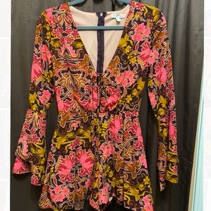 Gianni Bini Bell Sleeve Romper